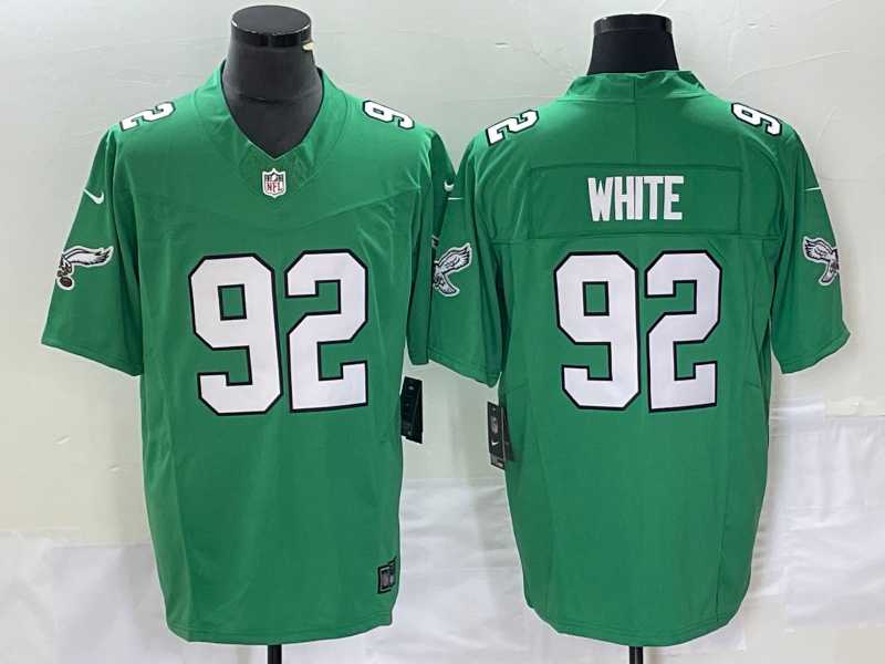Men%27s Philadelphia Eagles #92 Reggie White Green 2023 F.U.S.E. Vapor Untouchable Stitched Football Jersey->philadelphia eagles->NFL Jersey
